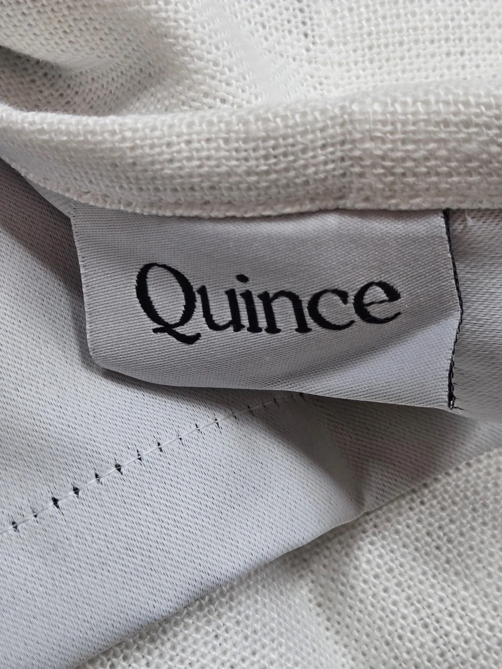 NWT QUINCE Set 2 48x96 Heavyweight European Linen Room Darkening Curtains 0095